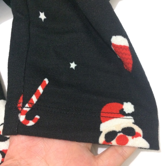 SO Christmas Santa Leggings Pajama Bottoms - Picture 6 of 8